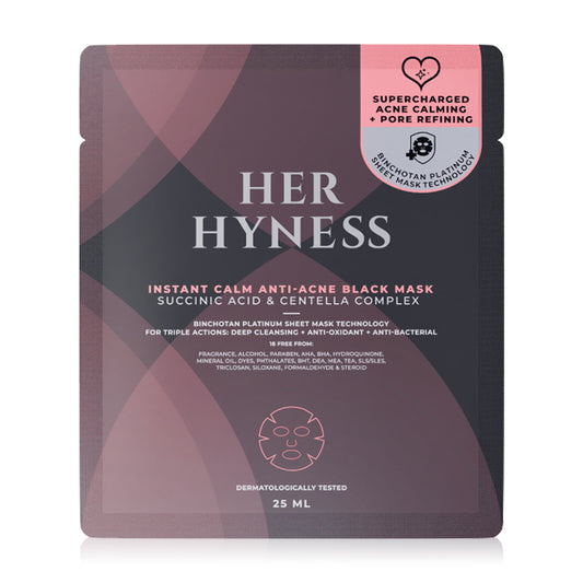 Her Hyness Black Mask - Instant Calm Anti-Acne Formula 25ml - Beauty Buddy