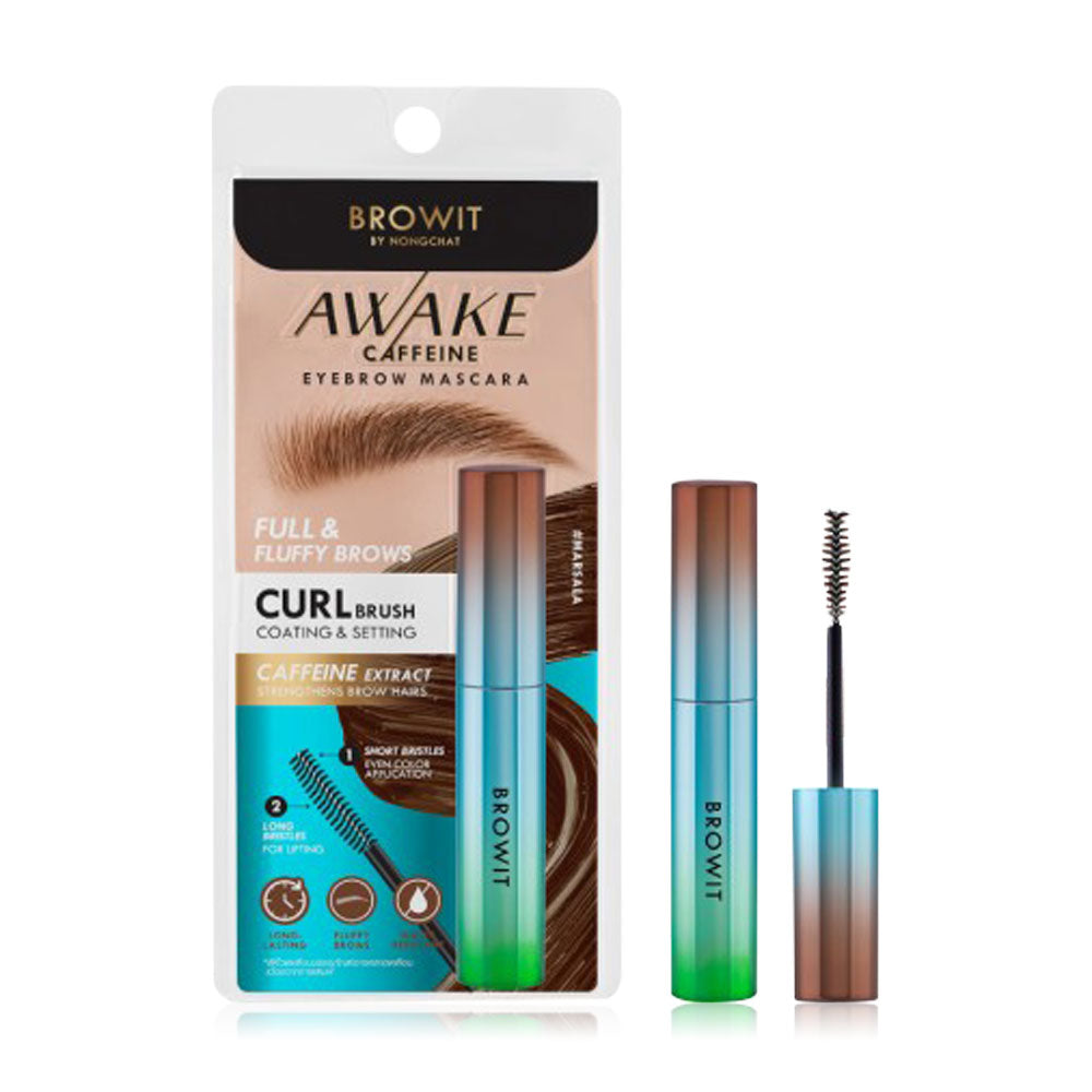Browit Eyebrow Mascara - Caffeine Formula #Marsala