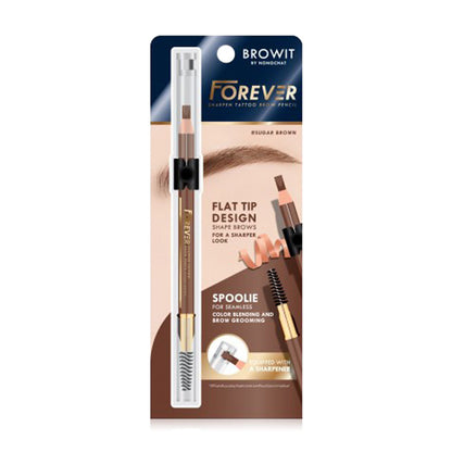 Browit Eyebrow Pencil - Sugar Brown Flat-Head Formula - Beauty Buddy