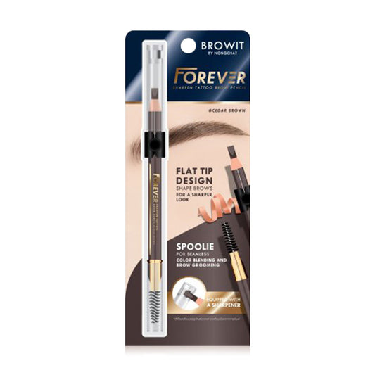 Browit Brow Pencil - Cedar Brown Flat-Head Formula - Beauty Buddy