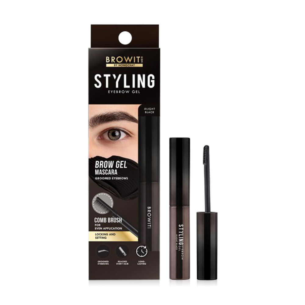 Browit Eyebrow Gel - Light Black for Men