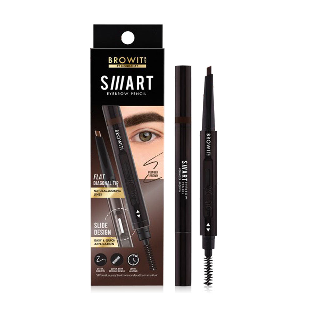Browit Eyebrow Pencil - Ginger Brown, 0.15g for Men