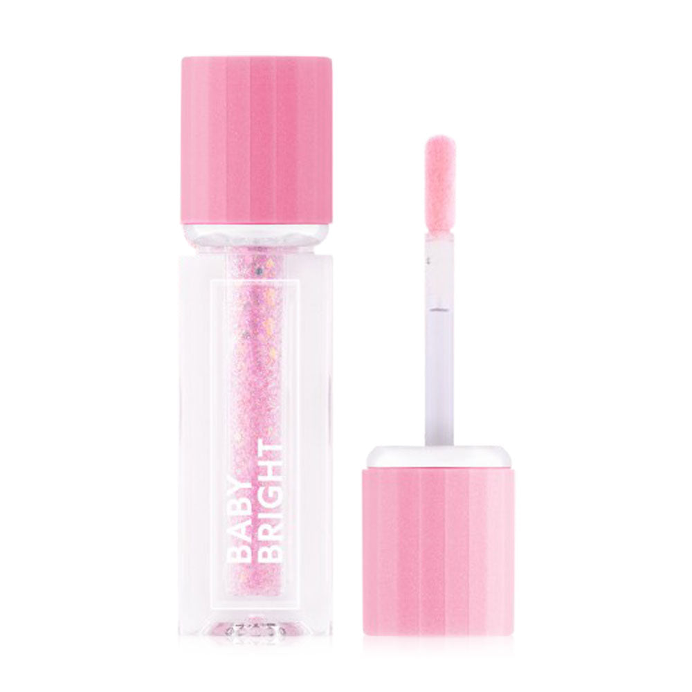 Baby Bright Liquid Eyeshadow - Ocean Glitter #02 Pink Dolphin - Beauty Buddy
