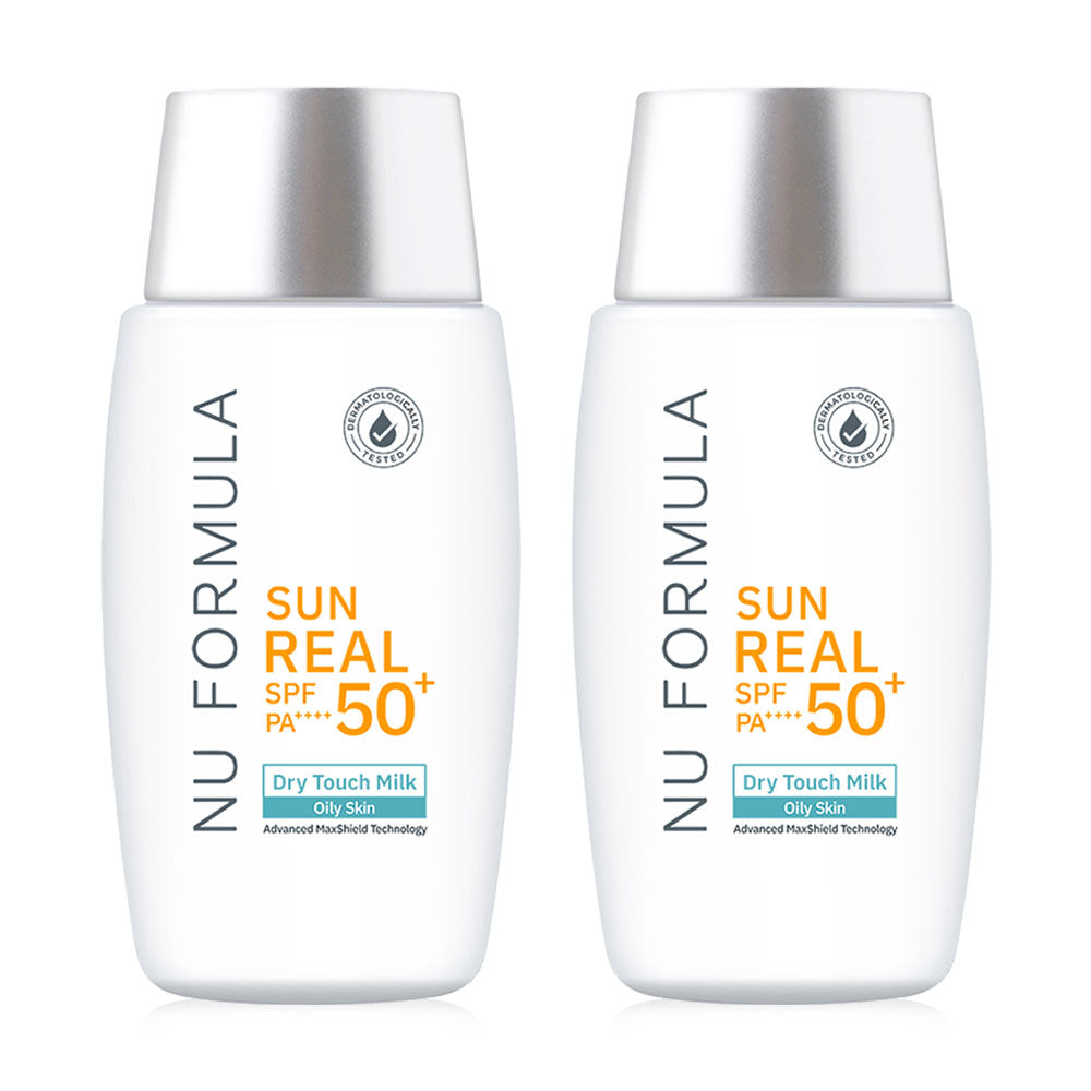 Nu Formula Sun Real SPF50+/PA+[9389955550003]++ Dry Touch Milk [40g x 2pcs]
