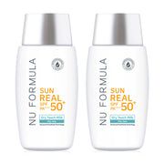 Nu Formula Sun Real SPF50+/PA+[9389955550003]++ Dry Touch Milk [40g x 2pcs]