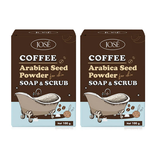 JOSE Coffee Soap & Scrub 100g x 2pcs