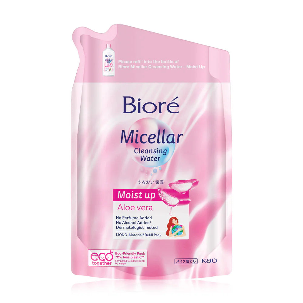 Biore Cleansing Water - Micellar Aloe Vera Refill 330ml - Beauty Buddy