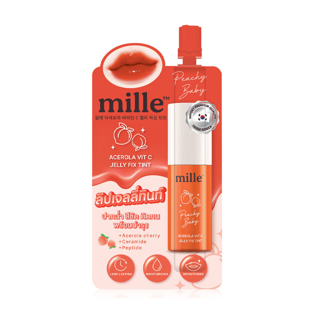 Mille Lip Tint - Acerola Vitamin C & Peachy Baby Formula