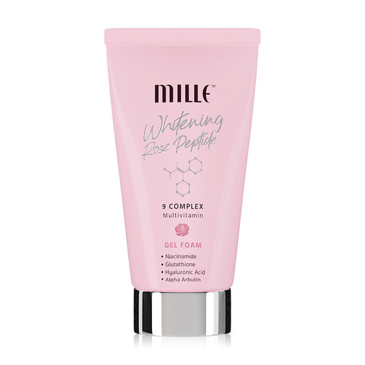 Mille Facial Cleanser - Whitening Rose Peptide 9 Complex - Beauty Buddy