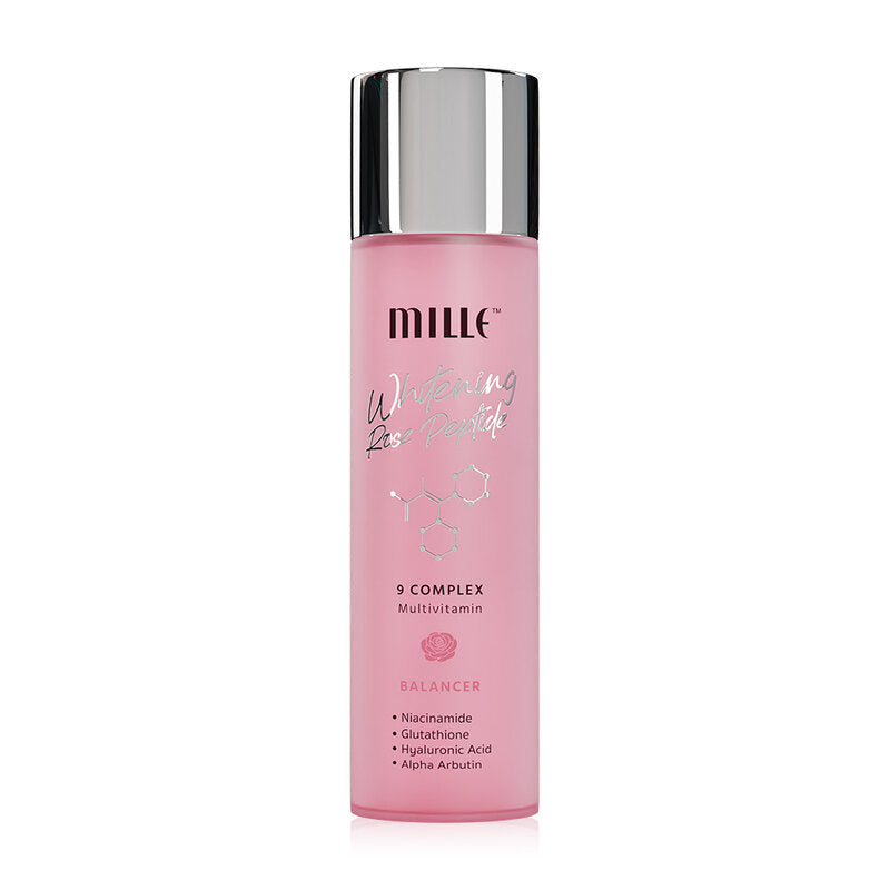Mille Toner - Whitening Rose Peptide 9 Complex - Beauty Buddy