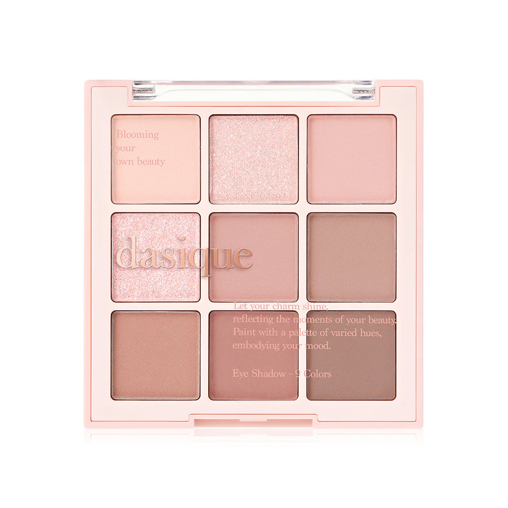 Dasique Shadow Palette 7g #27 Rose Milk Tea 9-shade eyeshadow palette