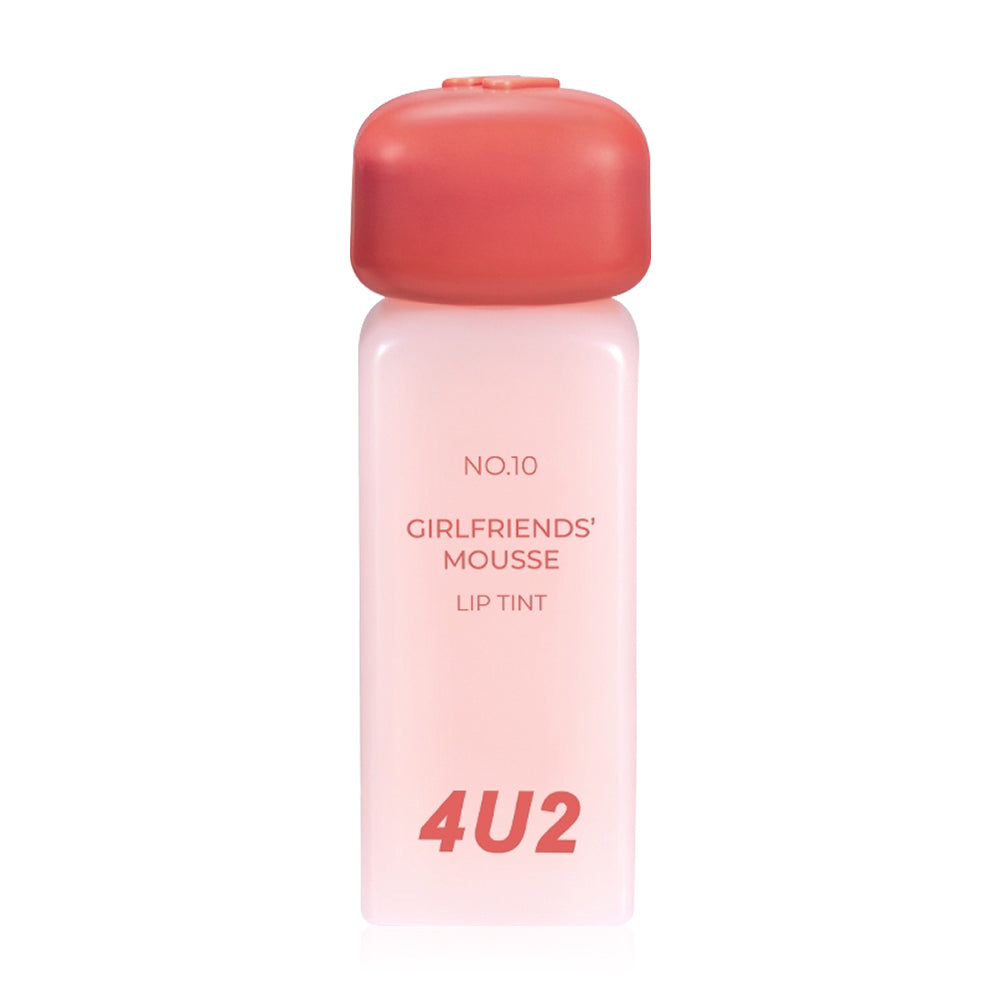 4U2 Mousse Lip Tint - #10 Liquid Lipstick with Matte Texture - Beauty Buddy