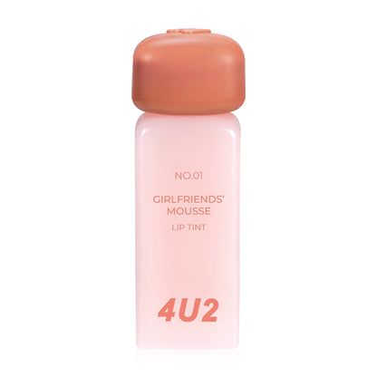 4U2 Mousse Lip Tint - #01 Liquid Lipstick with Matte Texture - Beauty Buddy