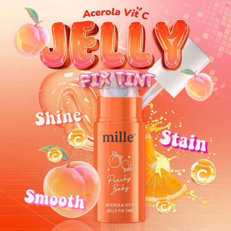 Mille Lip Tint - Acerola Vitamin C #03 Peachy Baby