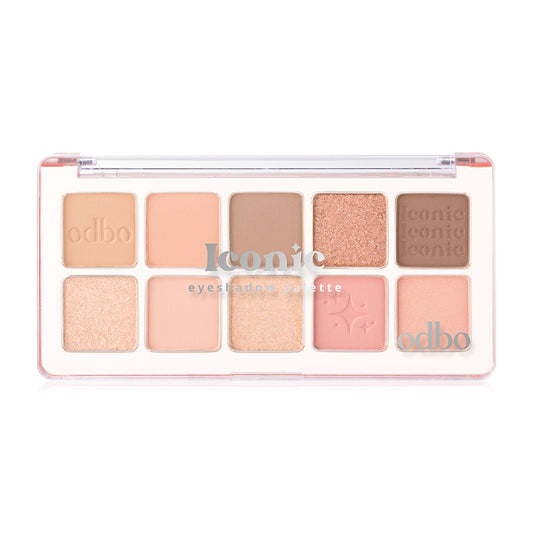 ODBO Eyeshadow Palette - 10 Shades in Coral Spring - Beauty Buddy