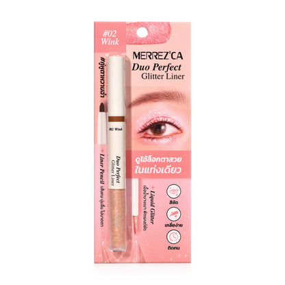Merrezca Glitter Liner - 2-in-1 Eyeshadow Stick #02 Wink - Beauty Buddy