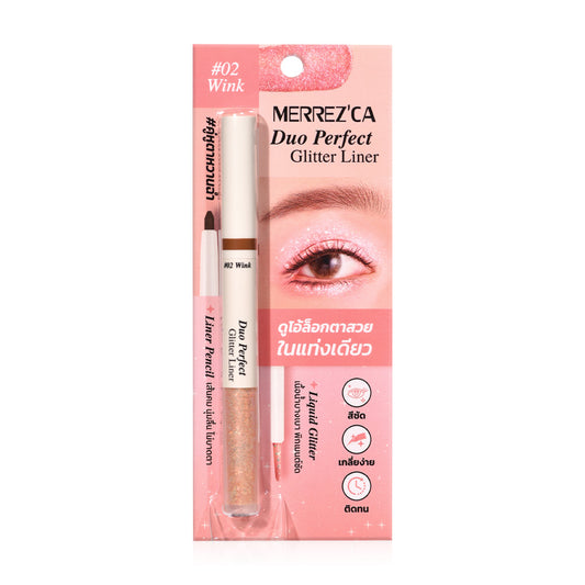 Merrezca Glitter Liner - 2-in-1 Eyeshadow Stick #02 Wink - Beauty Buddy