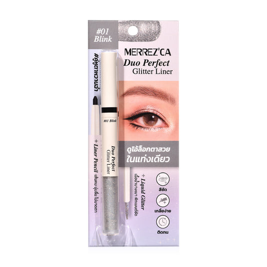Merrezca Glitter Liner - 2-in-1 Eyeshadow Stick #01 Blink - Beauty Buddy