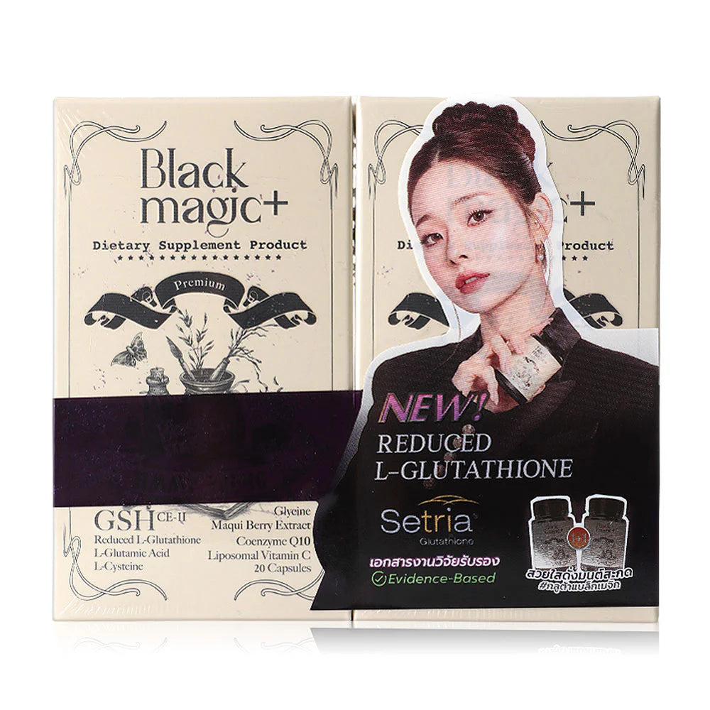 Black Magic Plus GSH CE-II Dietary Supplement 20 Capsules x 2pcs