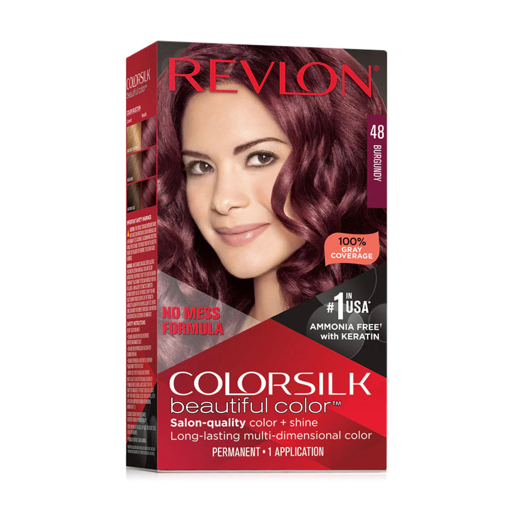 REVLON Colorsilk Beautiful Color with Keratin 130ml - #48 Burgundy