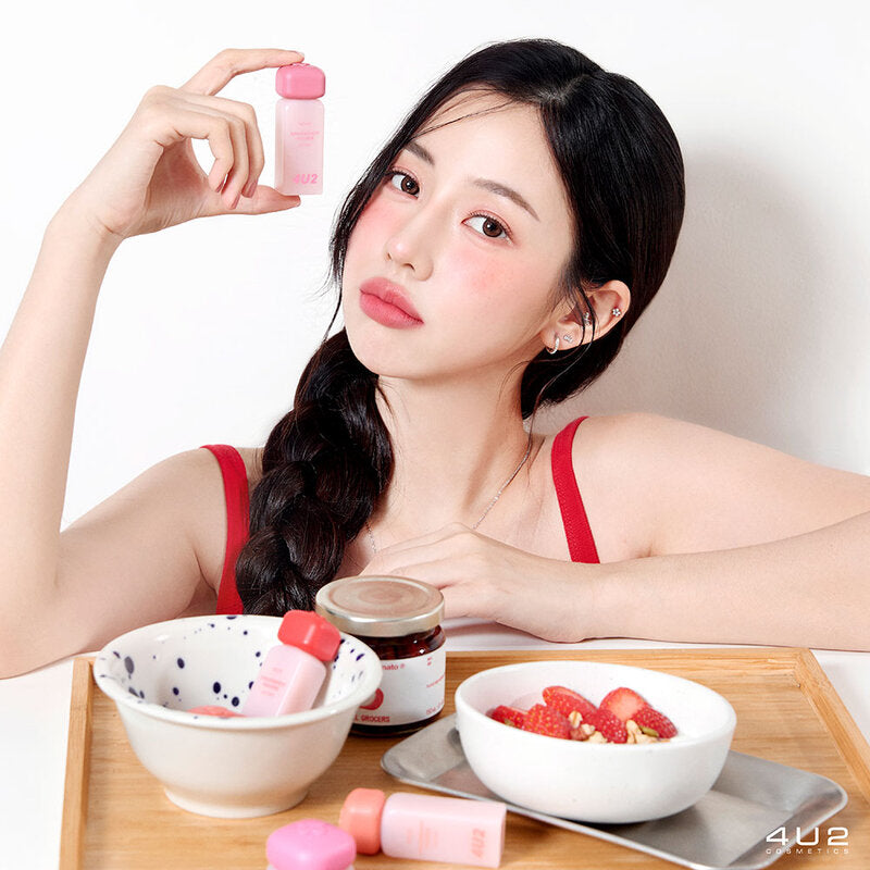 4U2 Mousse Lip Tint - #07 Liquid Lipstick with Matte Texture
