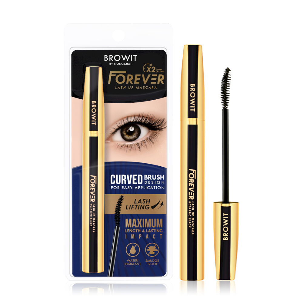 Browit Mascara - Classic Black for Long, Curled Lashes