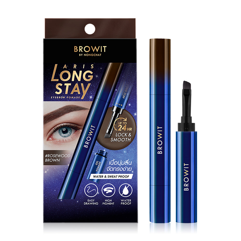 Browit Eyebrow Pomade - Long Stay Rosewood Brown 1.6g