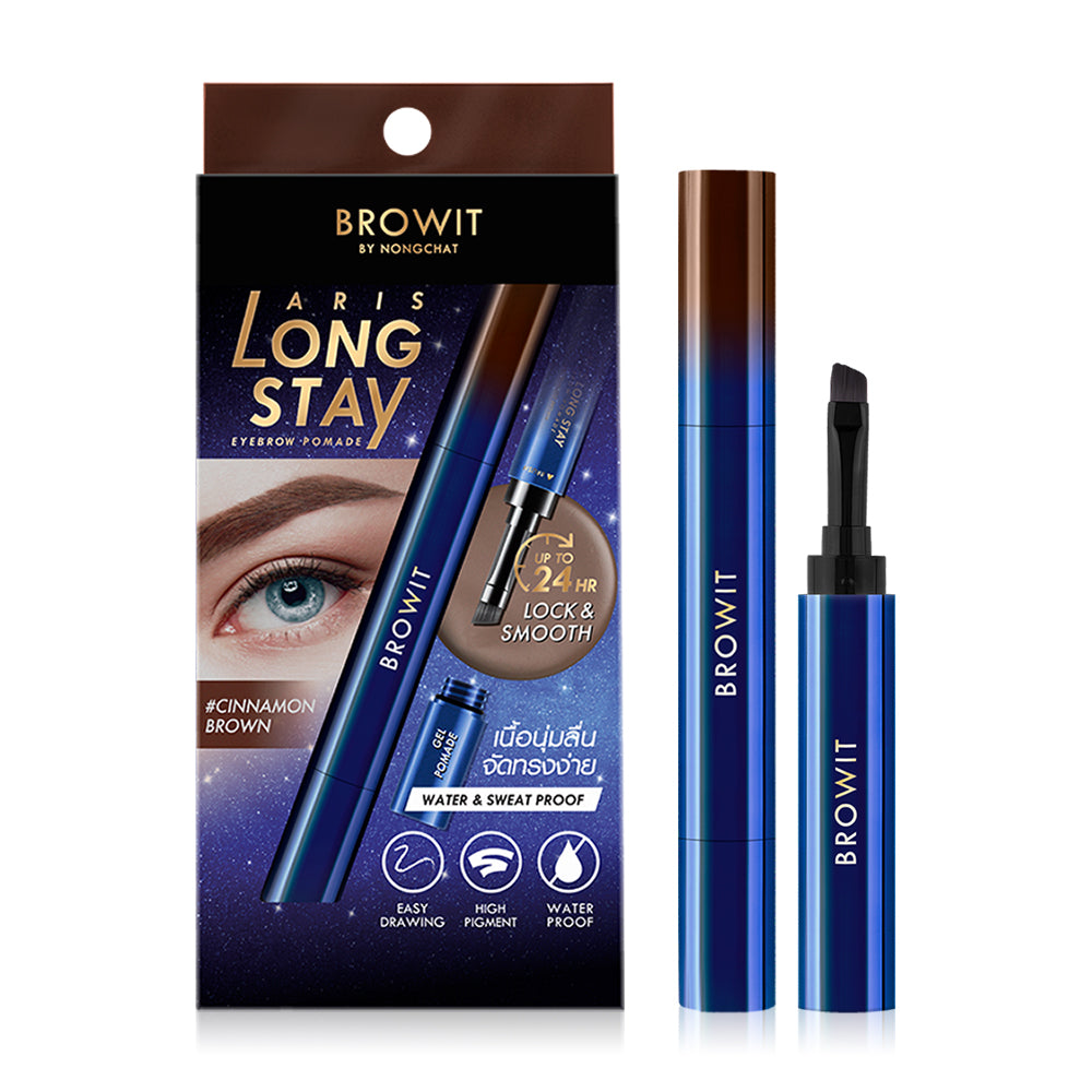 Browit Eyebrow Pomade - Long Stay in Cinnamon Brown