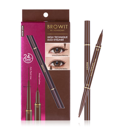Browit Eyeliner Duo - Soft Brown with Magic Tip and Pencil - Beauty Buddy