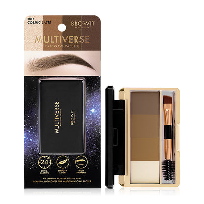 Browit Eyebrow Palette - 4-in-1 Cosmic Latte with Highlight - Beauty Buddy