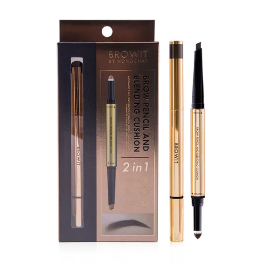 Browit Brow Pencil and Blending Cushion - Natural Finish - Beauty Buddy