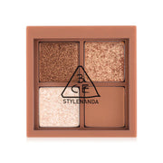 3CE Mini Multi Eye Color Palette 4-Shade Eyeshadow Palette 3.5g #Casual Talk
