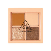 3CE Mini Multi Eye Color Palette 3.2g #Almond Fudge