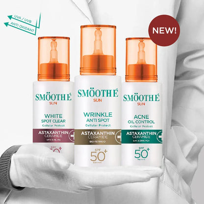 Smooth E Sunscreen - Astaxanthin & Ceramide SPF 50+ - Beauty Buddy