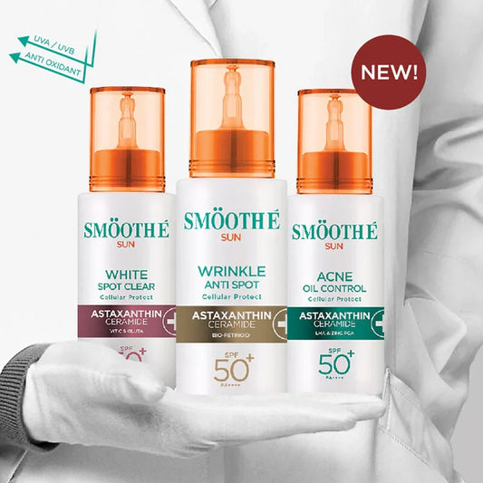 Smooth E Sunscreen - Astaxanthin & Ceramide SPF 50+ - Beauty Buddy