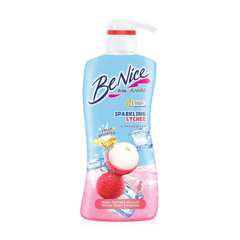 BeNice Shower Cream Happy Summer Sparkling Lychee 400ml
