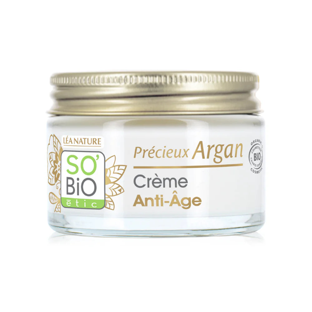 SO'BIO ETIC Precious Argan Anti-Aging Cream Day & Night Facial Moisturizer 50ml