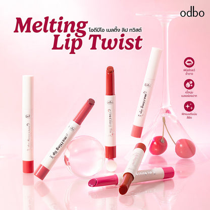 ODBO Lip Balm - Melting Lip Twist #02 Mlbb Soft - Beauty Buddy