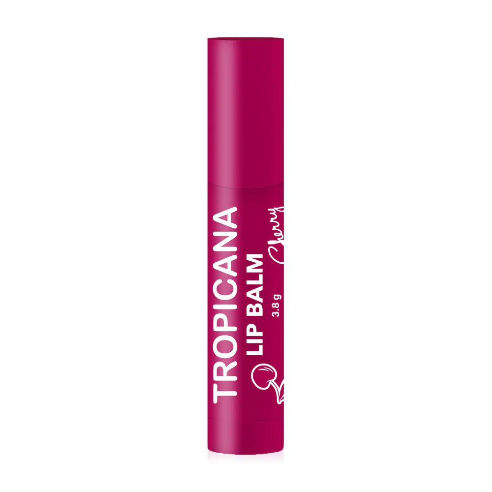 Tropicana Coconut oil lip balm with cherry scent 3.8g #Cherry