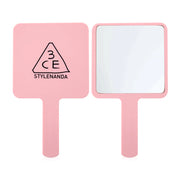 3CE Mini Square Hand Mirror 1pc - #Pink Rumour