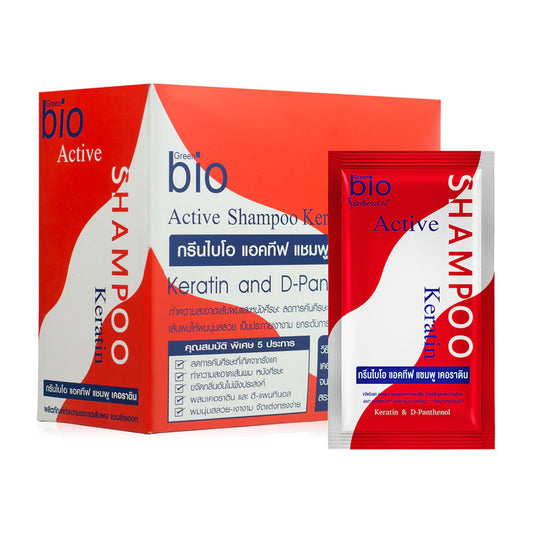 Green Bio Active Shampoo Keratin 25ml x 24pcs