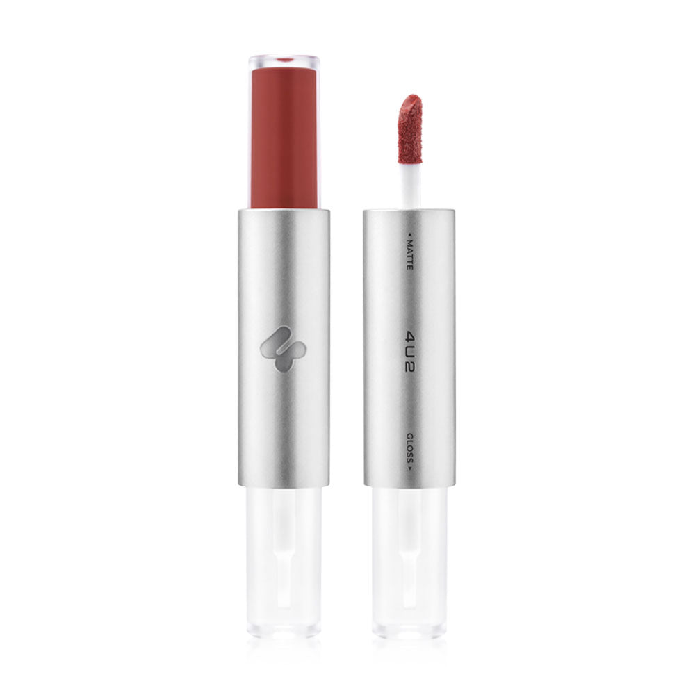 4U2 Twogether Lipstick - Matte & Gloss #13 Rock & Roll - Beauty Buddy