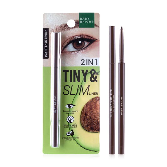 Baby Bright Eyeliner - 2 in 1 Tiny & Slim in Intense Brown - Beauty Buddy