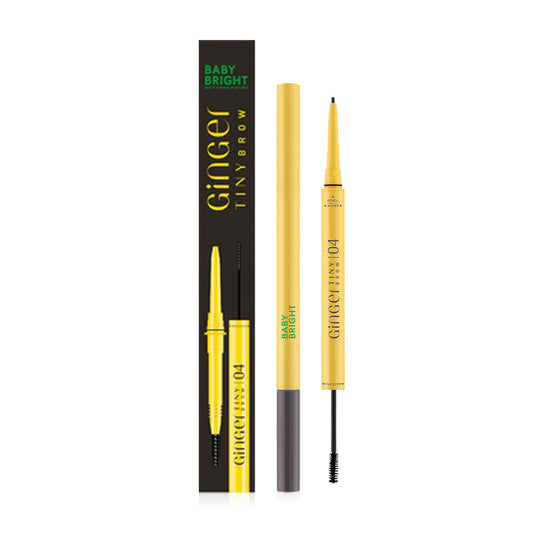 Baby Bright Eyebrow Pencil & Mascara - Dark Brown, Extra-Fine Formula - Beauty Buddy