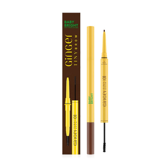 Baby Bright Eyebrow Pencil & Mascara - Ginger Maple Brown - Beauty Buddy
