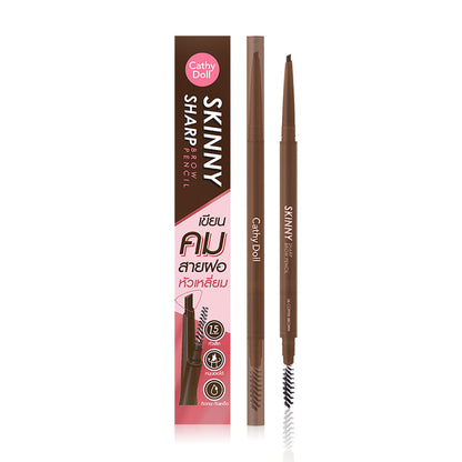 Cathy Doll Brow Pencil - 0.06g Coffee Brown, Automatic Rotating - Beauty Buddy