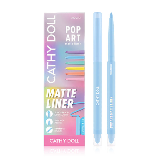 Cathy Doll Matte Liner - Summer Blue Waterproof Eyeliner - Beauty Buddy