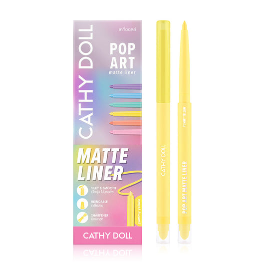Cathy Doll Matte Liner - Yummy Yellow Waterproof Eyeliner - Beauty Buddy