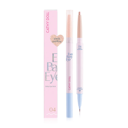 Cathy Doll Eye Pen - #04 Melt Mellow Dolly with Dual Tips - Beauty Buddy