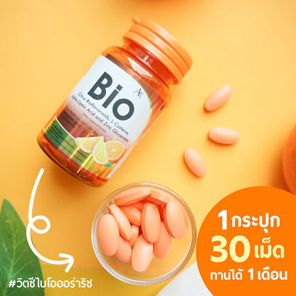 Aura Rich Bio Citrus Bioflavonoids L-Cysteine Alpha Lipoic Acid & Zinc Gluconate 30 Tablets